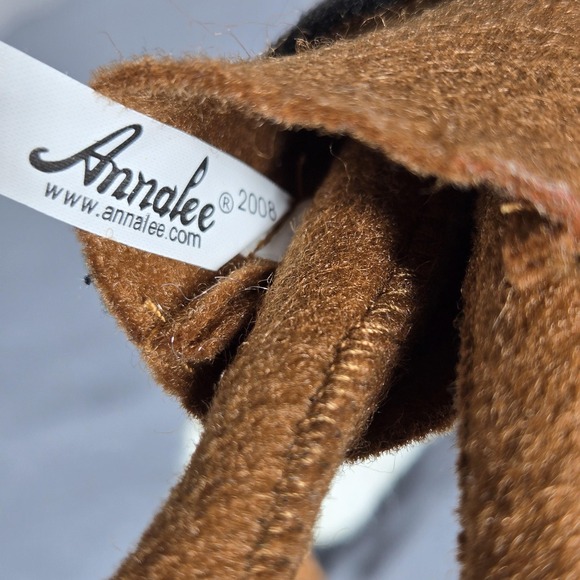 Annalee Thanksgiving Pilgrim Mice Pair Cornucopia Boy Girl Doll Figurines 2008 - Picture 13 of 13